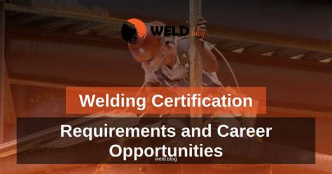 welding certification requirements